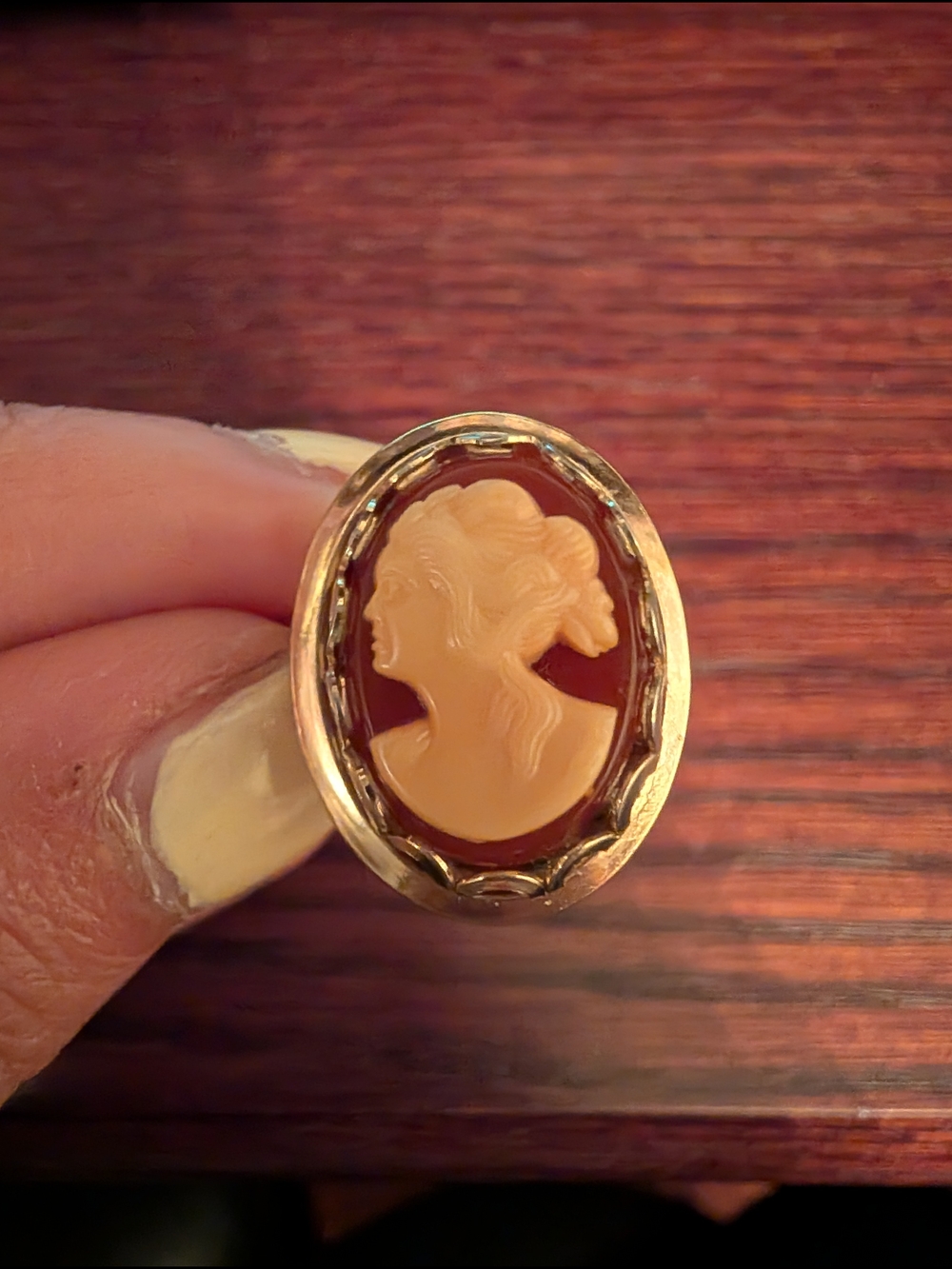 Classic Cameo Statement Ring